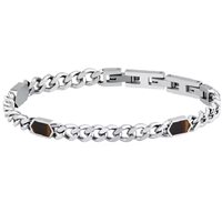Bracciale Morellato Uomo Terra in Acciaio Occhio di tigre SBKA04